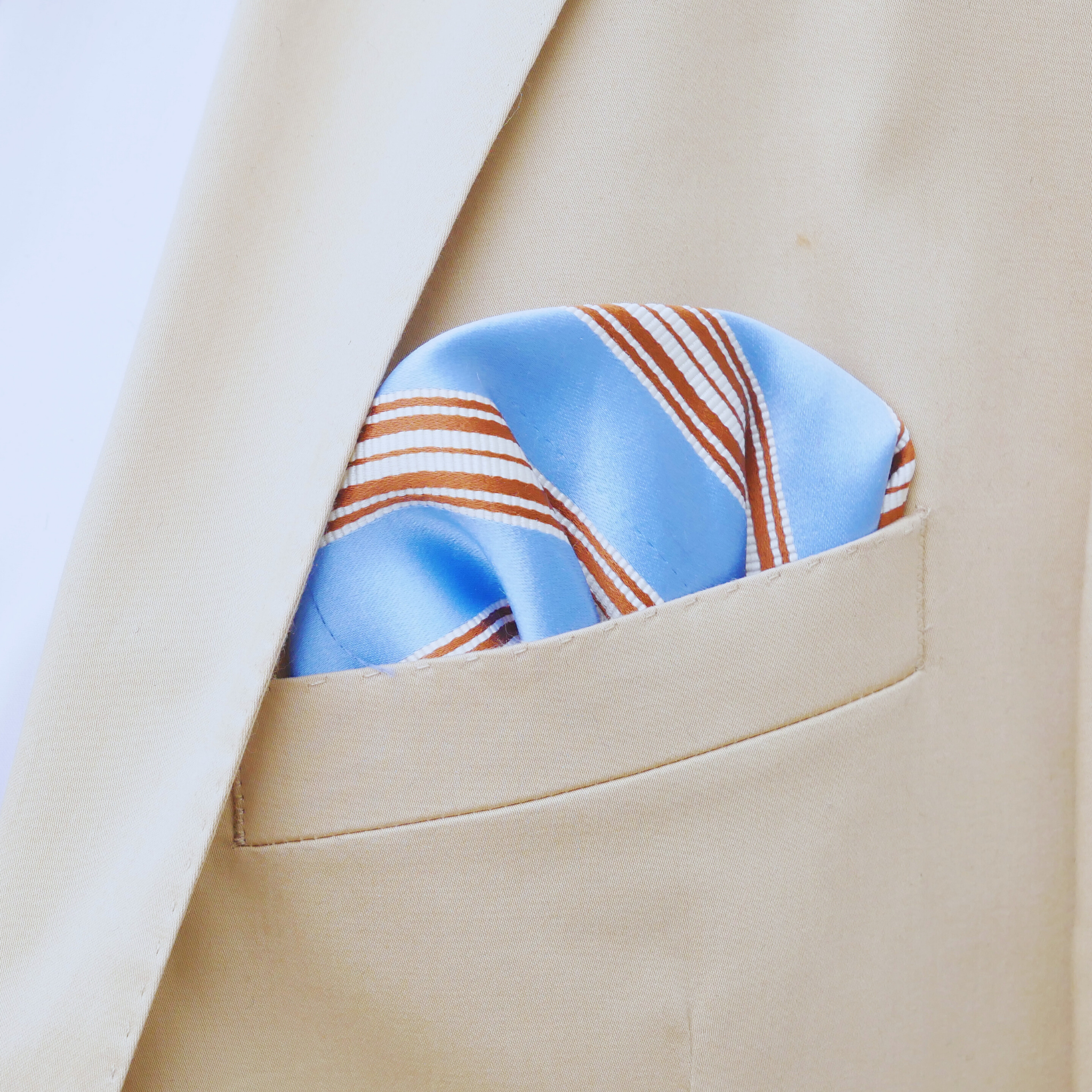 Einstecktuch hellblau