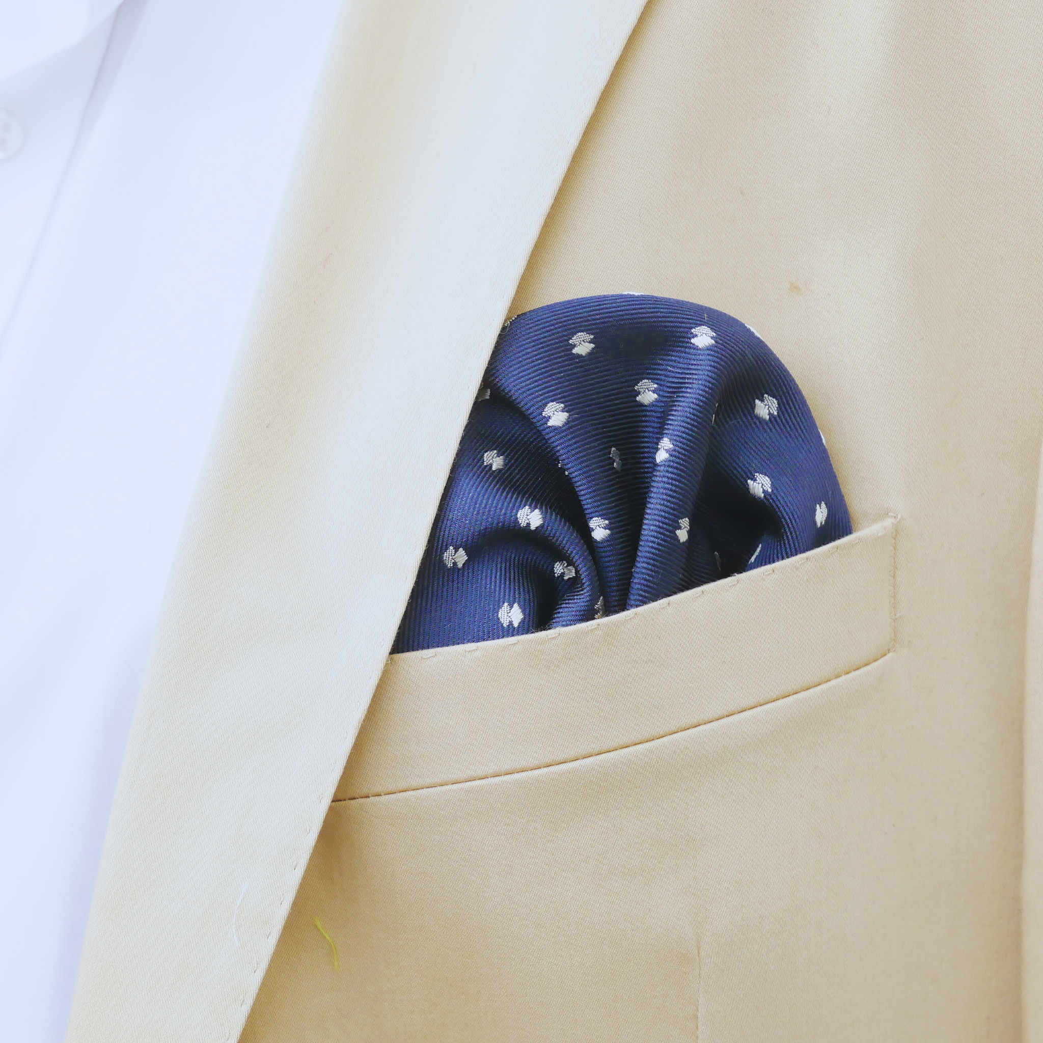 Einstecktuch dunkelblau