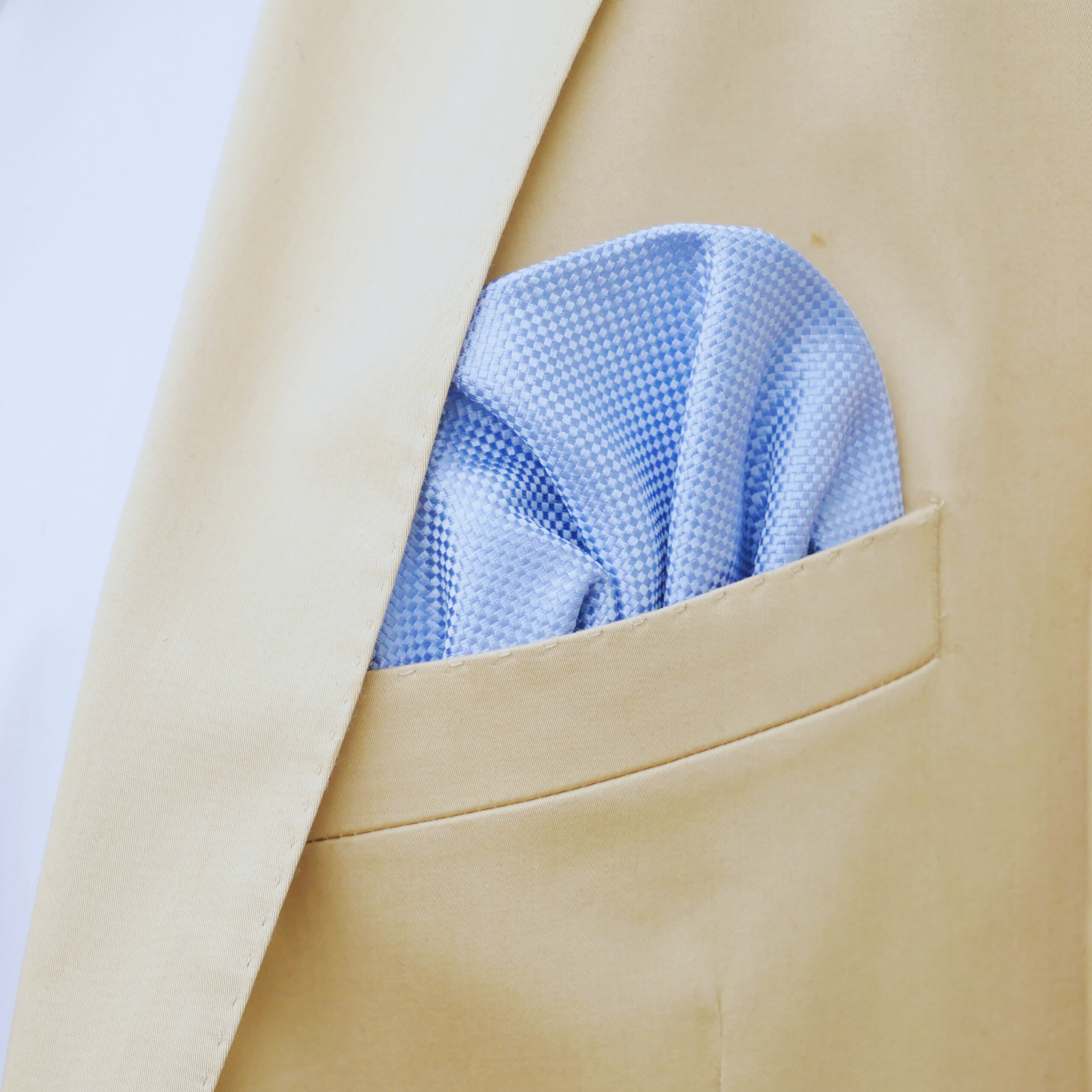 Einstecktuch hellblau