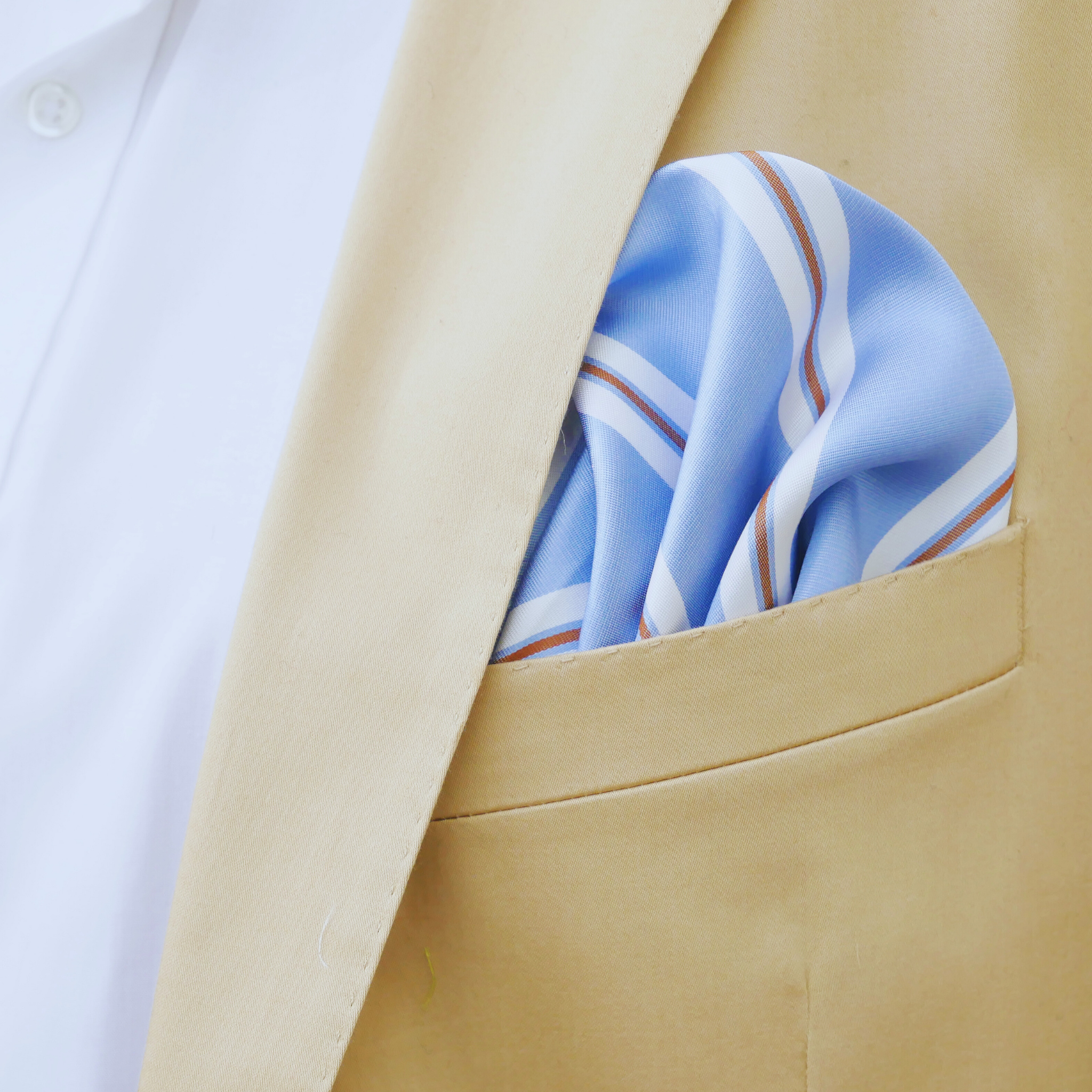 Einstecktuch hellblau