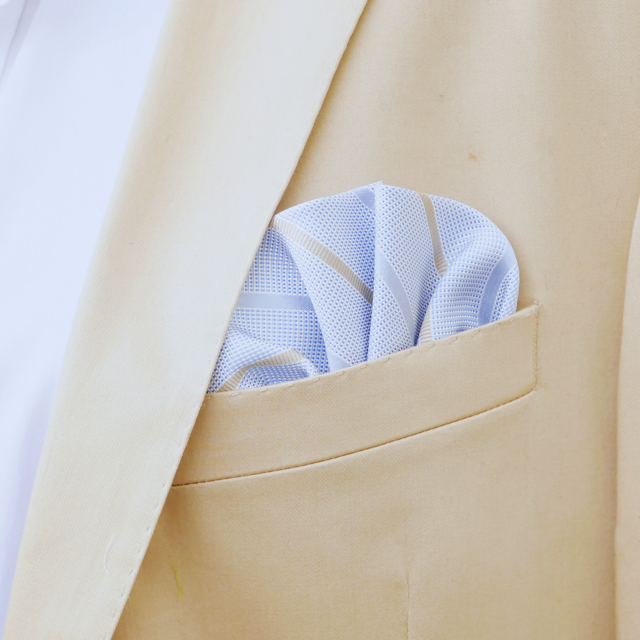 Einstecktuch hellblau