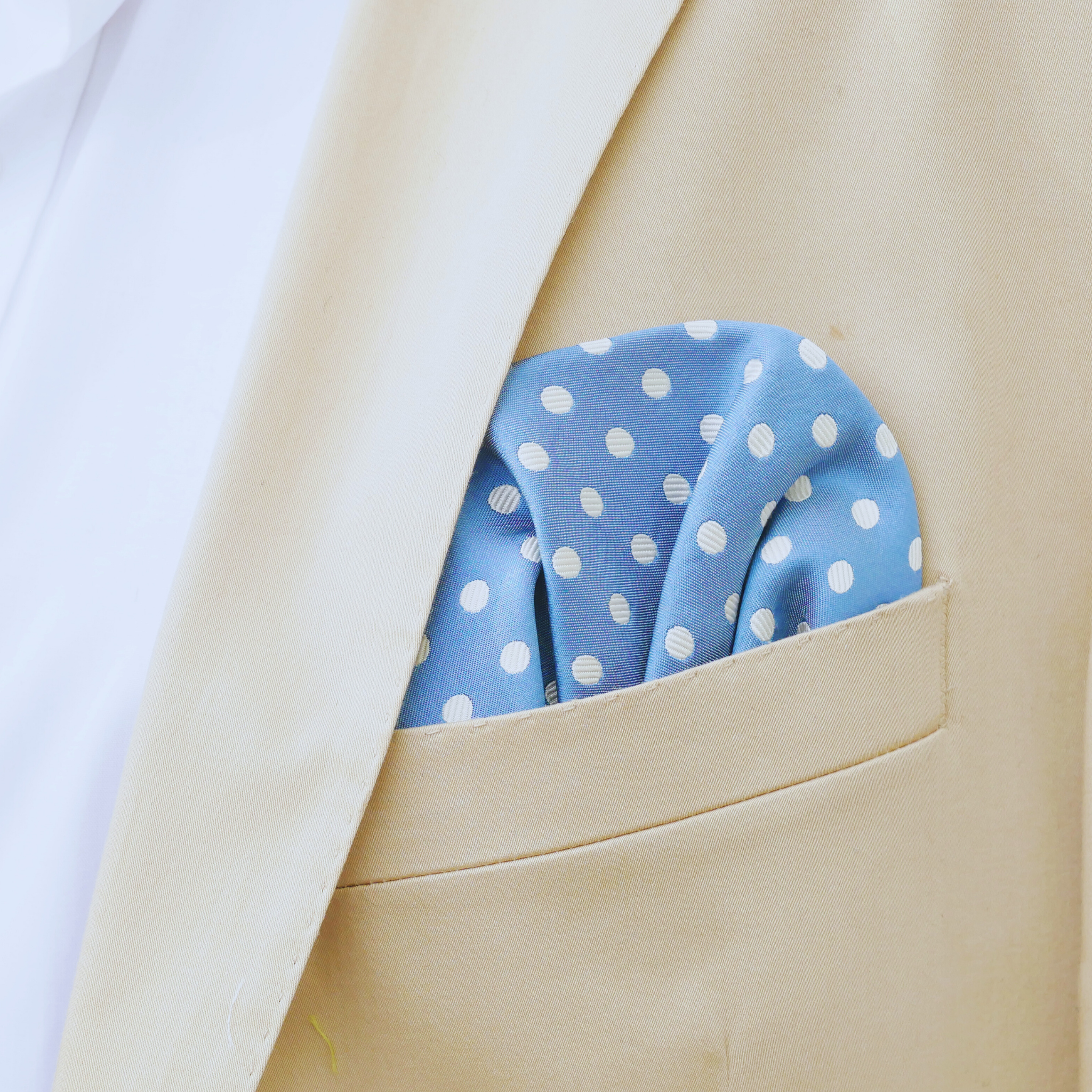 Einstecktuch hellblau